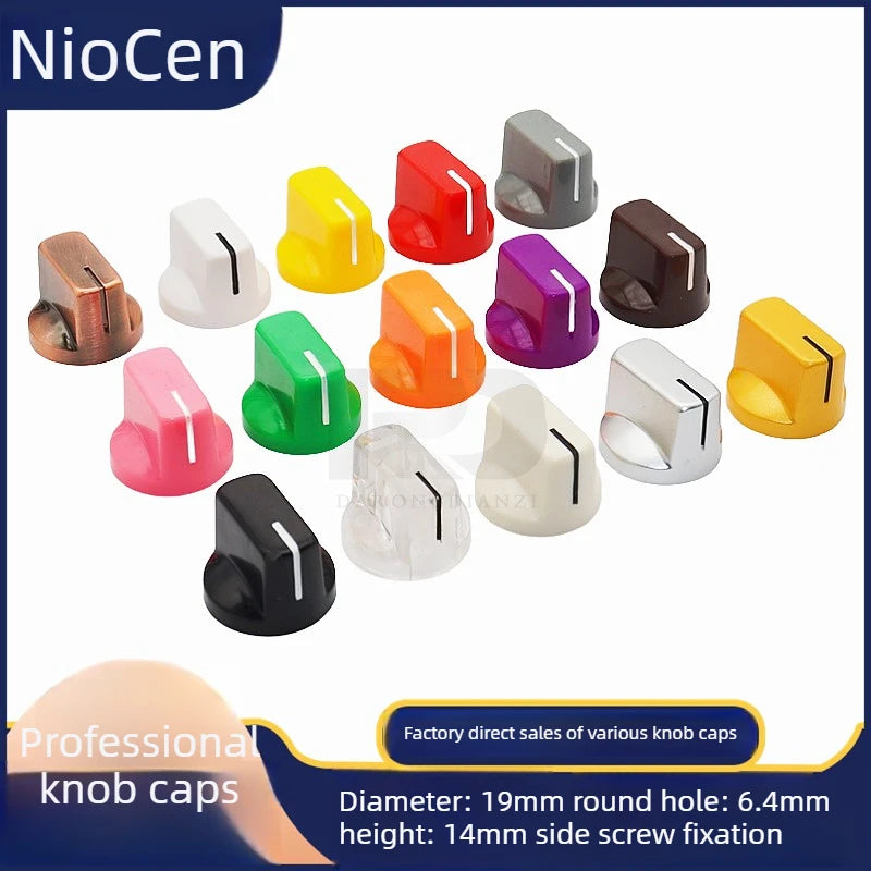 Duck Bill Guitar Potentiometer Knobs – 5 Pack | 19mm Guitar Potentiometer Knobs Axl