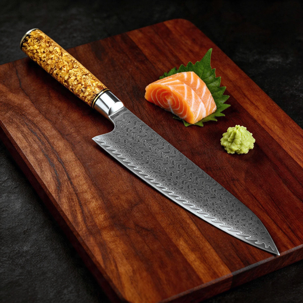 XITUO 8" Damascus Gyuto Chef Knife – 67-Layer Japanese Steel Damascus Chef Knife Axl