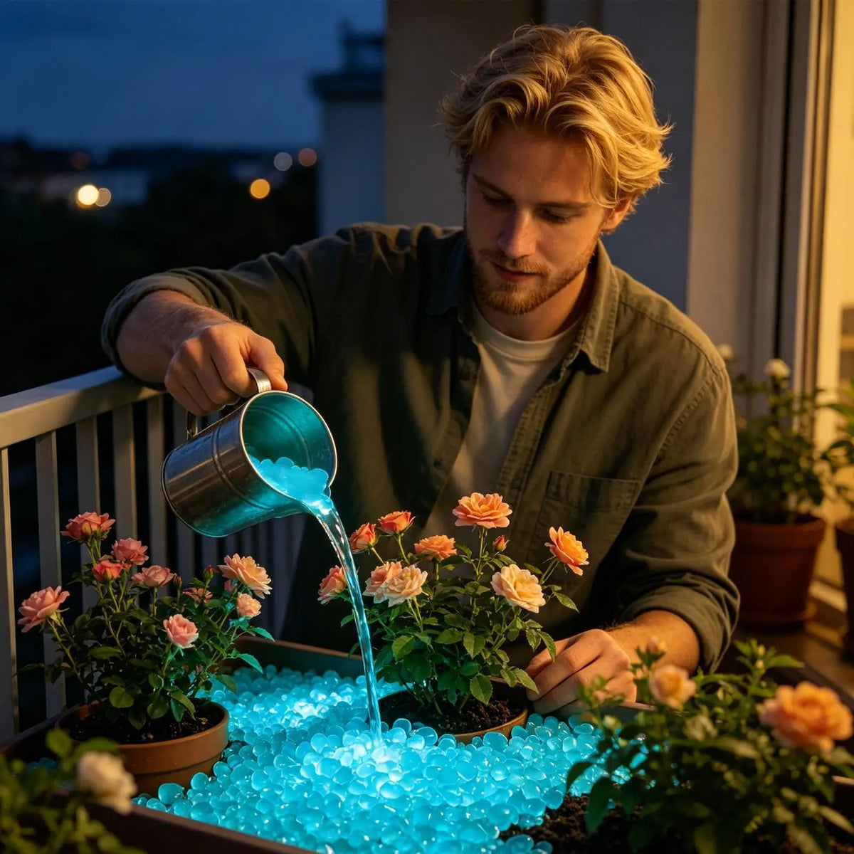 300 Pcs Glow in the Dark Garden Pebbles & Aquarium Stones Glow Garden Pebbles Axl