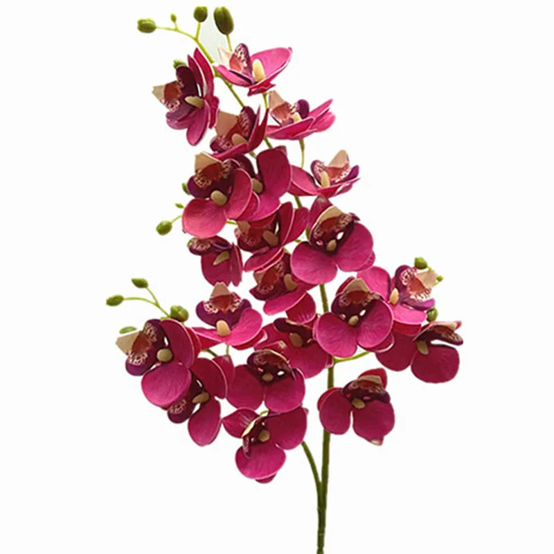 Real Touch Artificial Orchid – 21-Head Mini Phalaenopsis Branch Artificial Flower Branch Axl