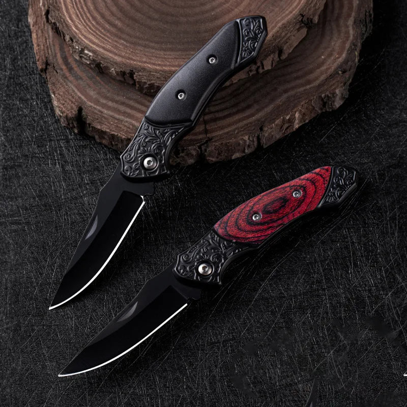 Portable Mini Folding Knife – Stainless Steel Camping EDC Folding Pocket Knife Axl
