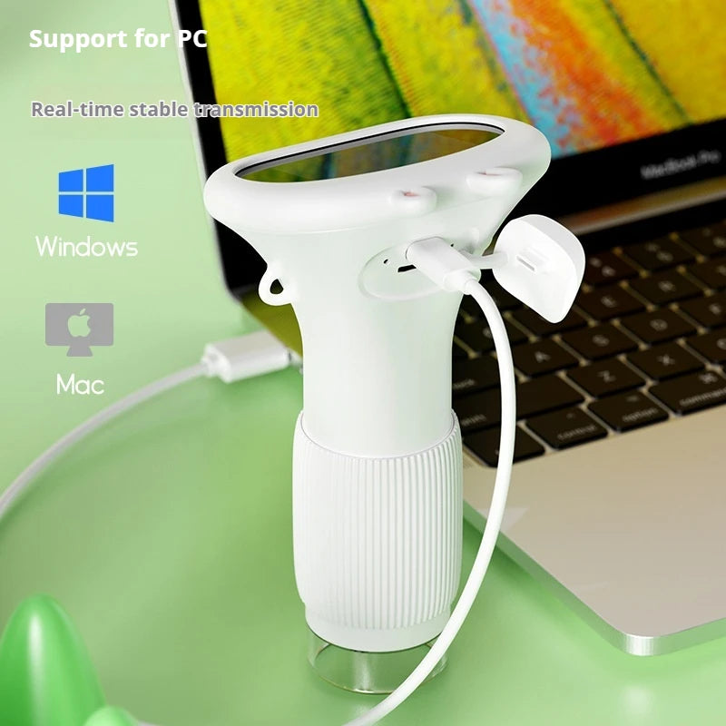 Kids Handheld Optical Microscope – 500X Portable Mini Science Kids Science Microscope Axl