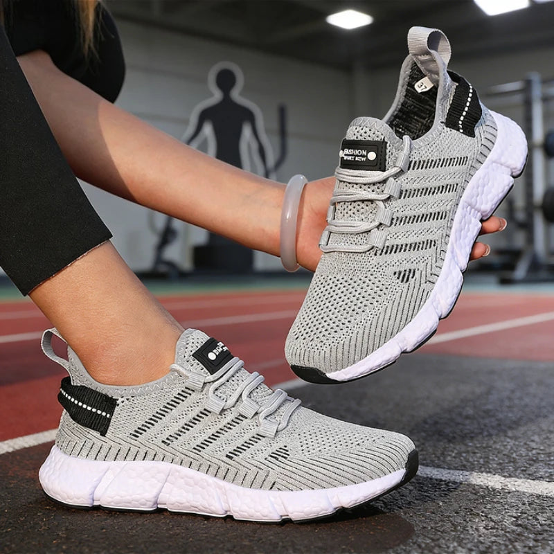 AZGB Knitted Mesh Lightweight Running Shoes – Unisex Sneakers Mesh Running Shoes Axl