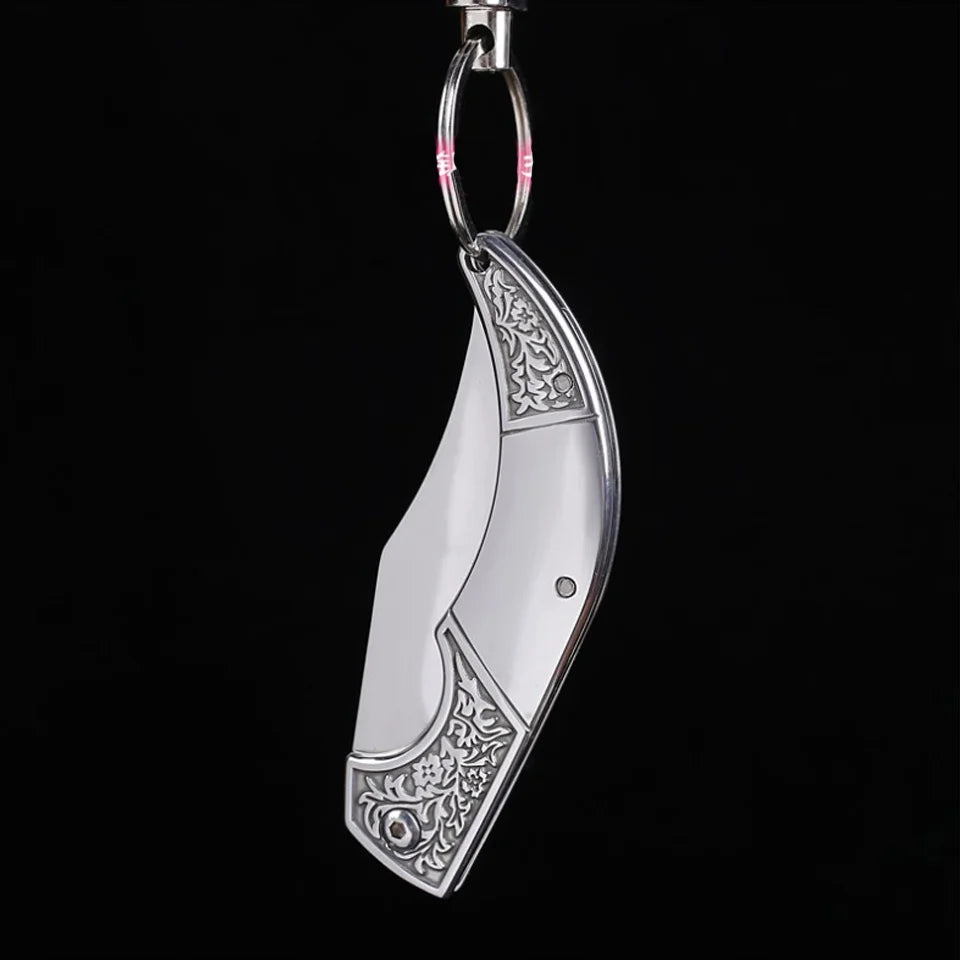 Folding Paring Knife Stainless Steel – Portable Kitchen Knife Folding Paring Knife Axl