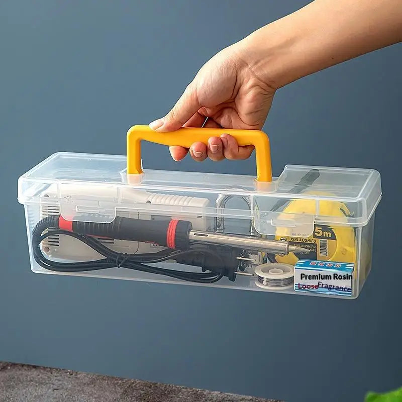 Multi-Compartment Tool Storage Box – Hardware & Screw Organizer Tool Parts Organizer Axl A