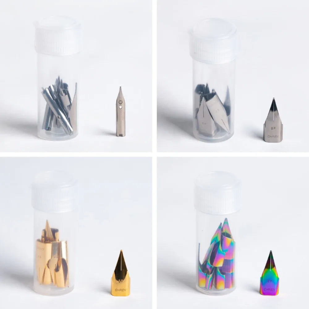 10-Pack 0.38mm Fountain Pen Nib Replacements | Fine Tip Pen Nib Replacements Axl