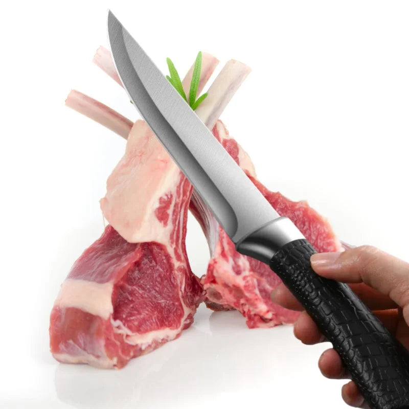 FL FLYWOD Stainless Steel Boning Knife Set – Sharp & Precise Boning Knife Set Axl