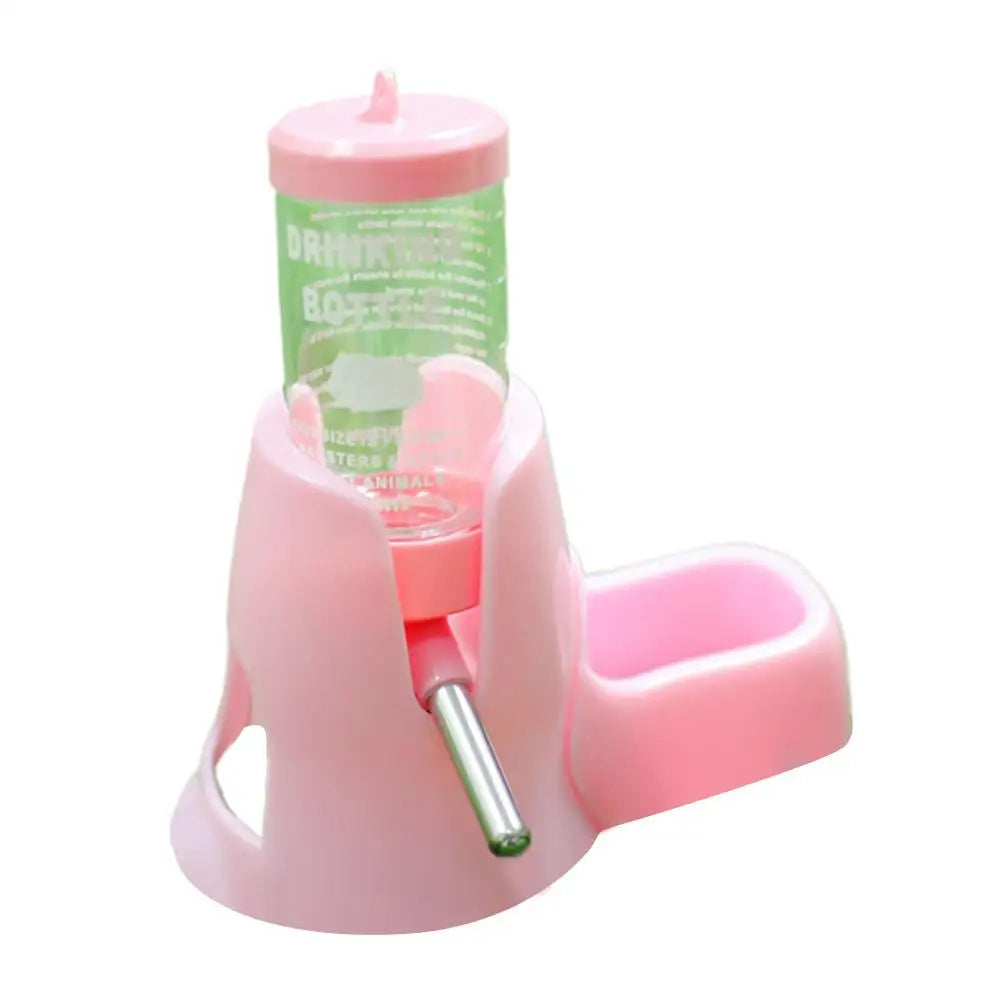 80ml Hamster Water Bottle Dispenser – Drip-Free & Detachable Pet Water Dispenser Axl M Pink