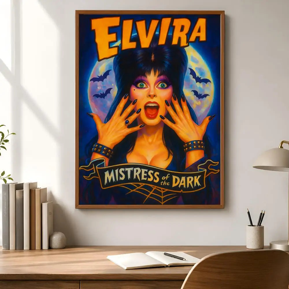 Elvira Mistress of the Dark HD Waterproof Poster Sticker Wall Poster Sticker Axl
