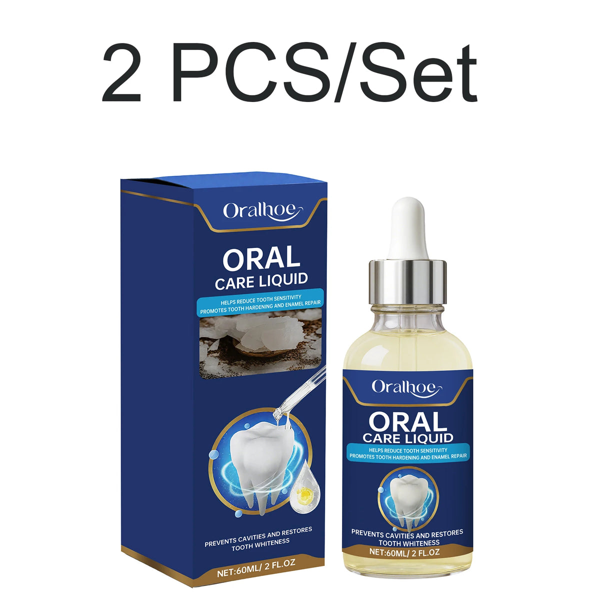 60ml Gum Repair Serum – Deep Cleaning & Fresh Breath Dental Care Gum Repair Serum Axl 2 PCS