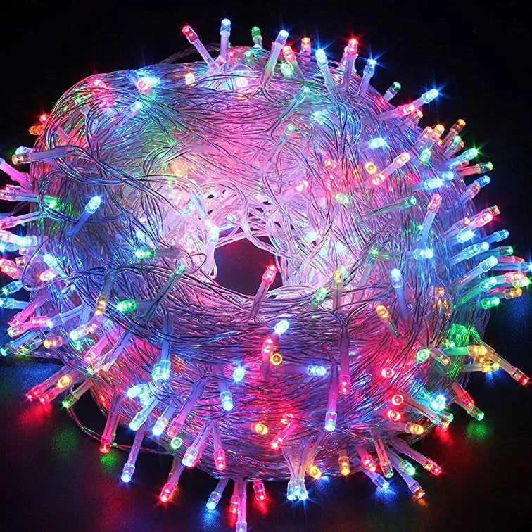 Outdoor LED Fairy String Lights 10M–100M | 8 Modes, IP44 LED Fairy String Lights Axl RGB 100m 800leds EU 220V