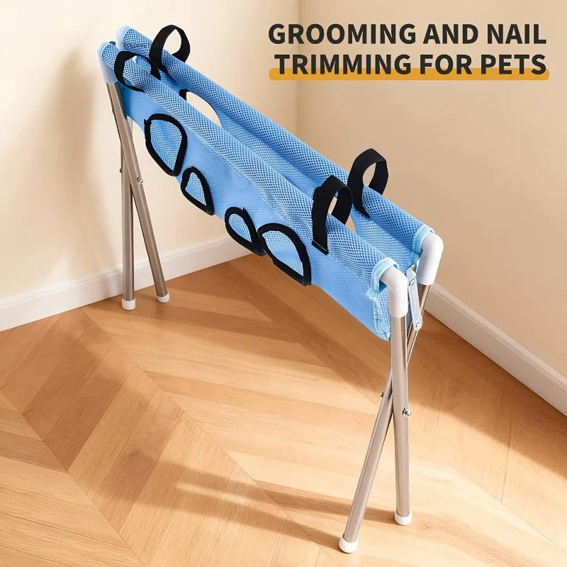 Pet Grooming Hammock – Dog & Cat Bathing & Nail Clipping Stand Pet Grooming Hammock Axl