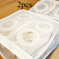 Mesh Laundry Bag for Shoes, Bras & Underwear | Zipper Closure Mesh Laundry Bag Axl white 27 26.5 9.5cm