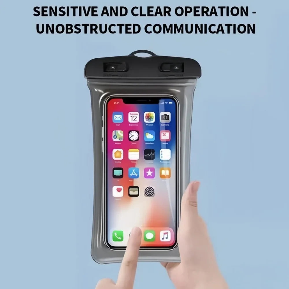 Waterproof Phone Pouch with Lanyard – Universal Underwater Case Waterproof Phone Pouch Axl
