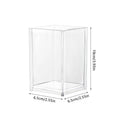 Clear Plastic Makeup Brush Holder & Desktop Cosmetic Organizer Makeup Brush Holder Axl onesize
