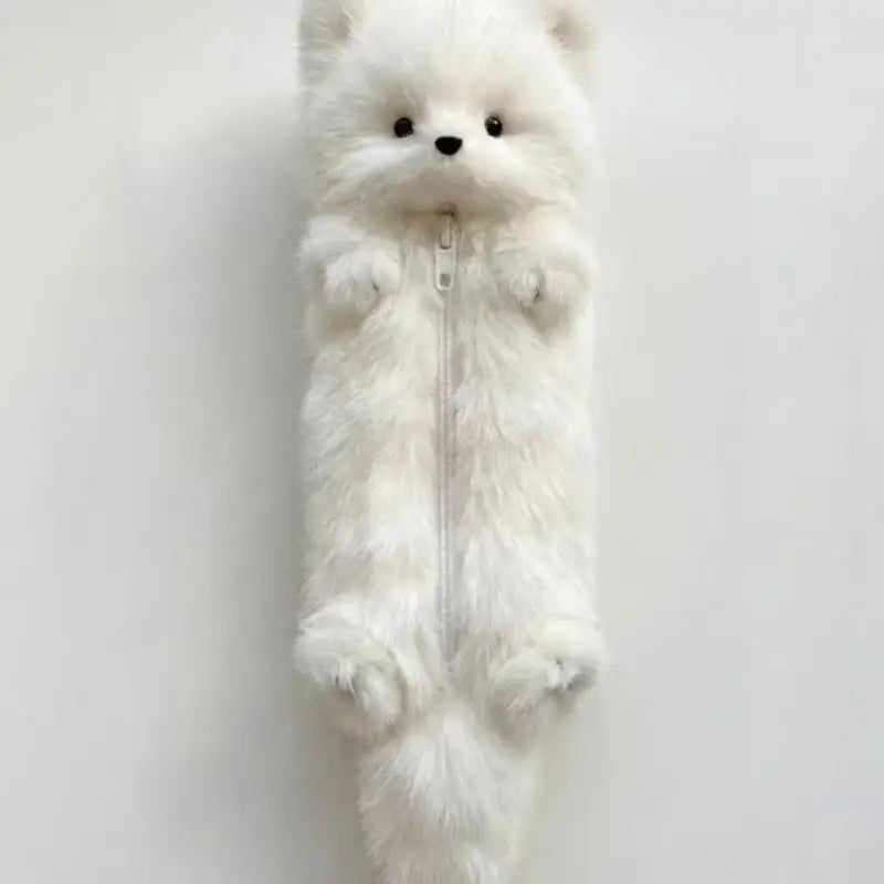 Cartoon Plush Pencil Case – Cute Animal Stationery Pouch Plush Pencil Case Axl A1