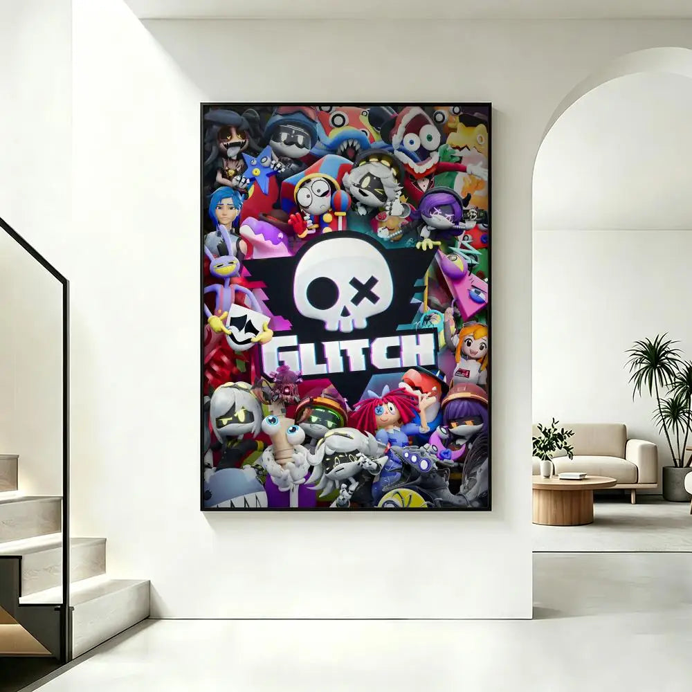 Murder Drones HD Wall Poster – Waterproof Anime Art Print Wall Art Poster Axl