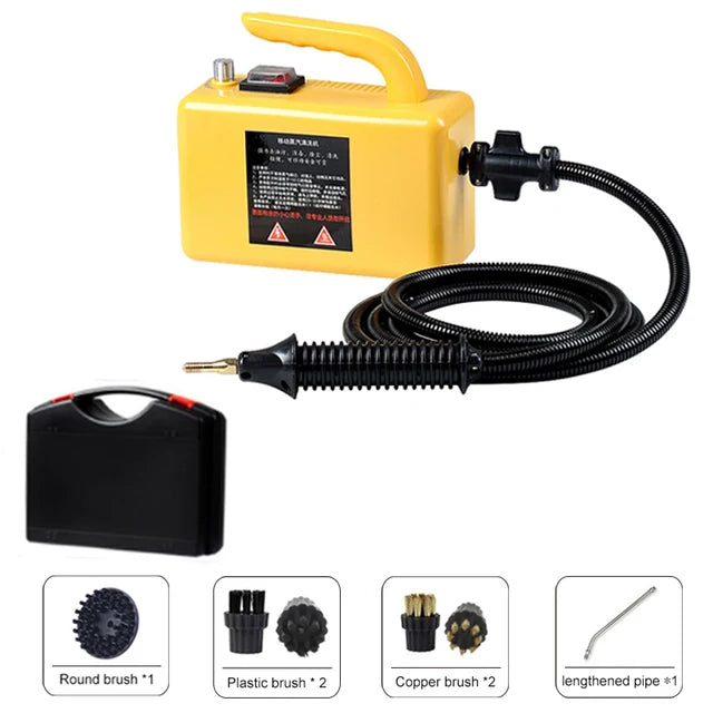 BALASHOV 2600W Steam Cleaner – Kitchen, Car & Home Steam Cleaner Axl Hardcover Yellow 220 V