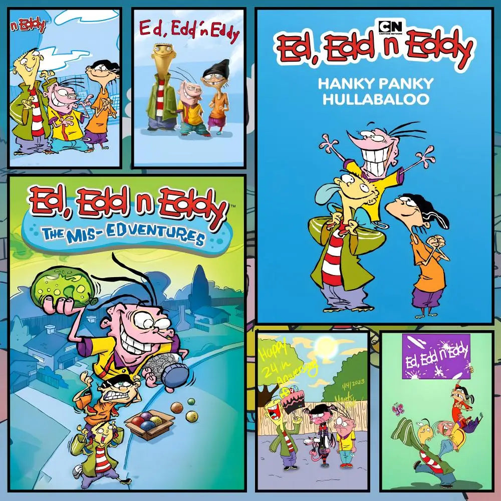Ed Edd n Eddy Peel-and-Stick PVC Wall Poster – HD Art Wall Art Poster Axl