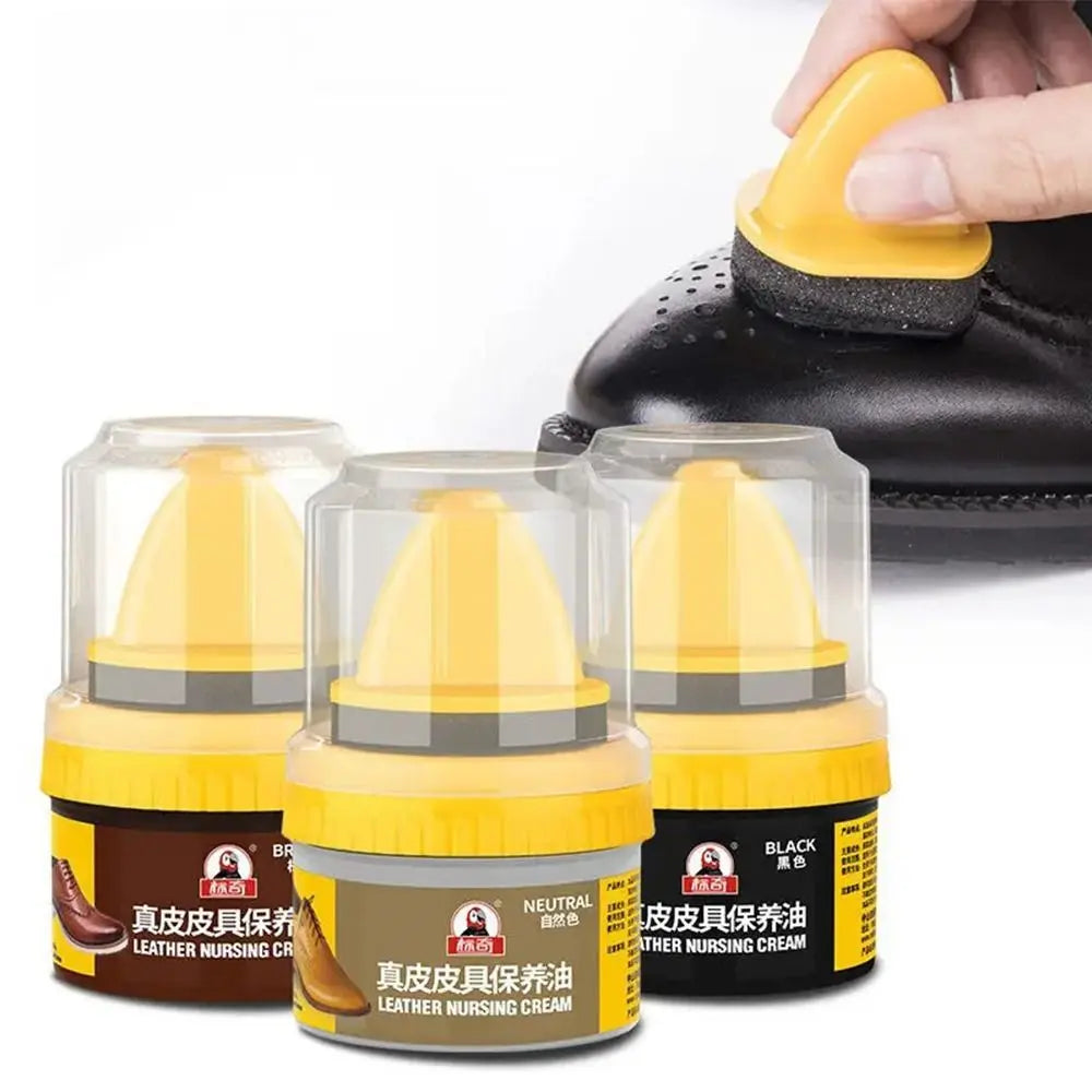 Leather Shoe Cleaner & Polish Cream – Shine Wax 50ml Leather Shoe Polish Axl