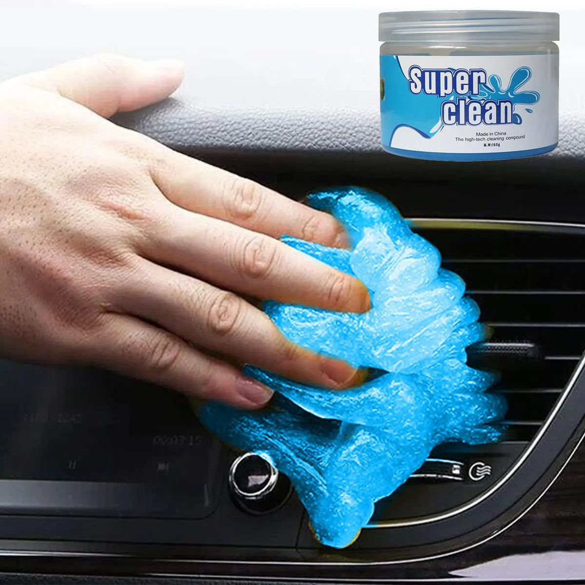 160g Car Interior Cleaning Gel – Vent & Dashboard Detail Tool Car Detailing Gel Axl
