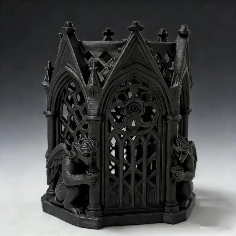 Black Gothic Pen Holder – Cool Desk Organizer & Home Décor Gothic Pen Holder Axl