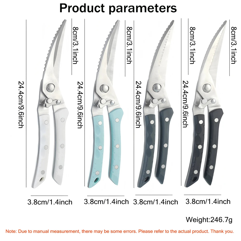 Professional Stainless Steel Kitchen Scissors & Food Shears Kitchen Scissors Axl