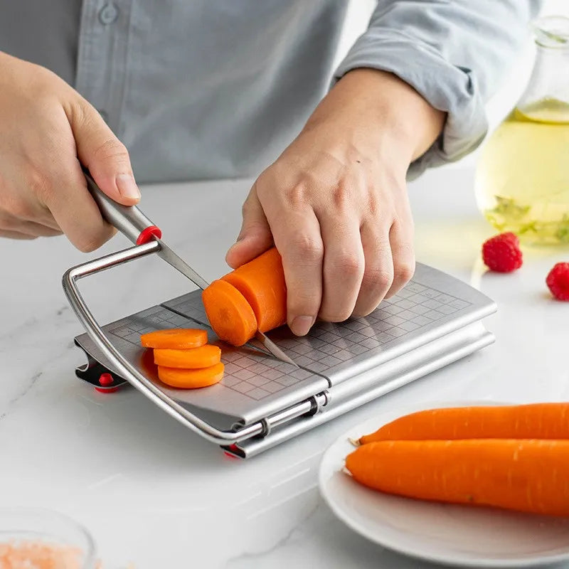 Stainless Steel Cheese & Deli Slicer with Silicone Suction Base Cheese & Deli Slicer Axl