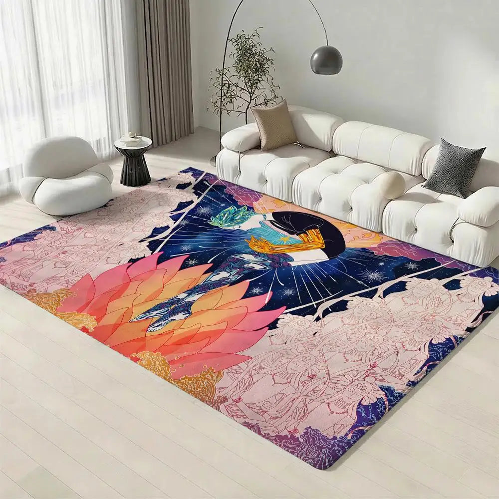Land of the Lustrous Anime Flannel Floor Mat – Non-Slip Rug Anime Floor Mat Axl