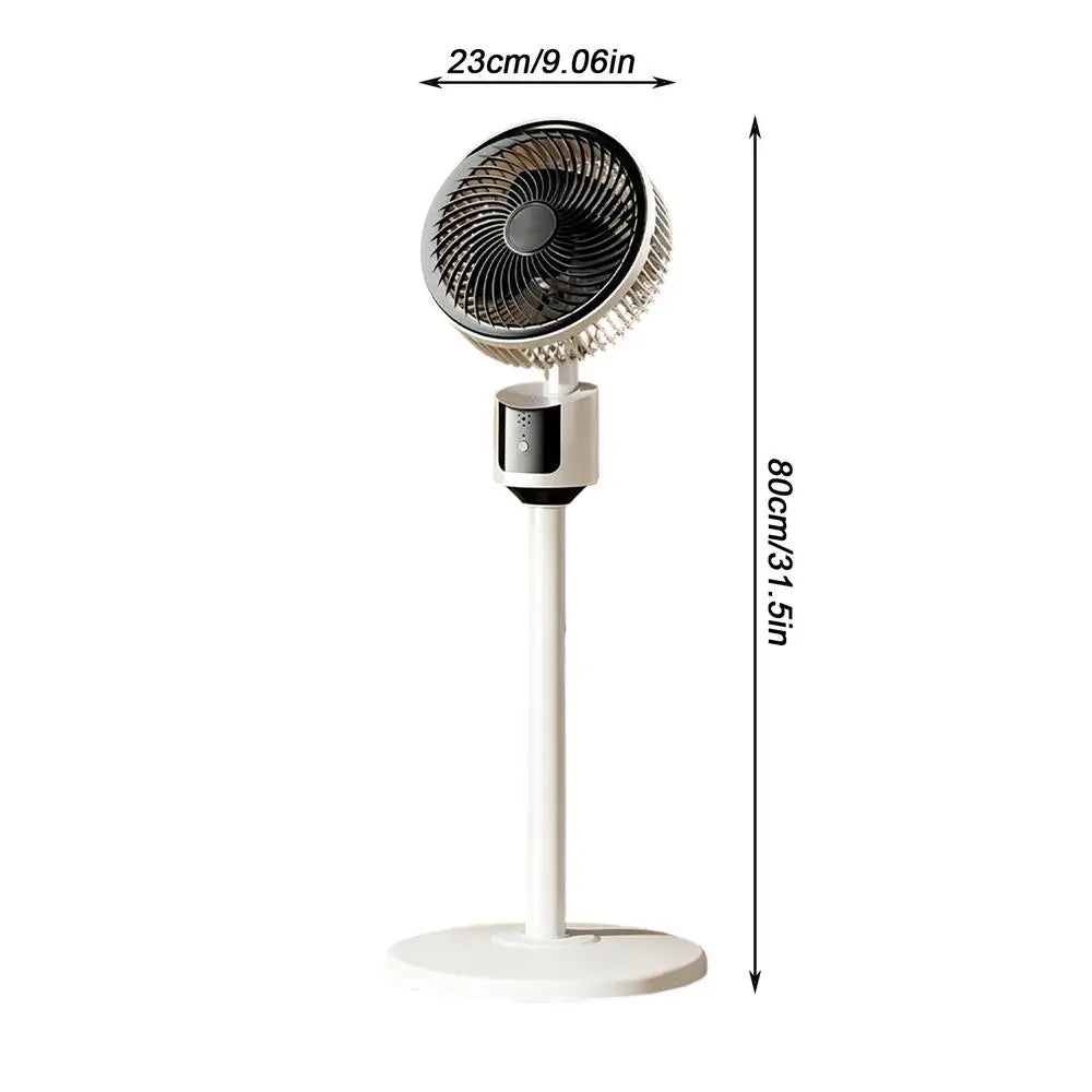 3-Speed Quiet Floor Fan – Standing Fan for Bedroom & Office Standing Floor Fan Axl White