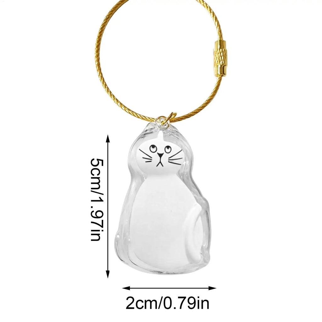 Cat Hair Storage Pendant – Keepsake Charm for Bag & Wallet Pet Keepsake Charm Axl