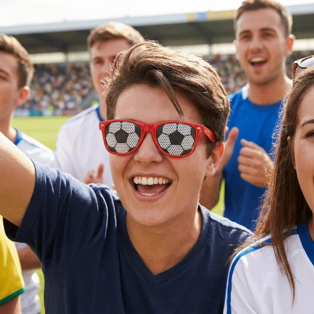 Soccer Football Novelty Sunglasses – Fan Prop & Festival Shades Novelty Sunglasses Axl