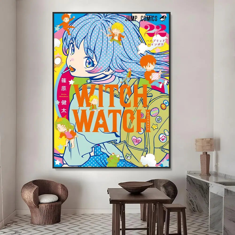 Witch Watch Poster – HD Waterproof PVC Wall Sticker Decor Wall Decal Sticker Axl