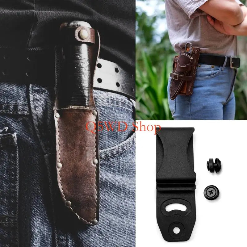 Tactical Nylon Belt Clip for Kydex Sheaths | Camping & Hiking Tactical Belt Clip Axl