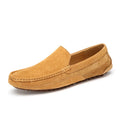 Men's Breathable Slip-On Loafers – Soft Sole Casual Flat Shoes Men's Casual Loafers Axl Brown 43