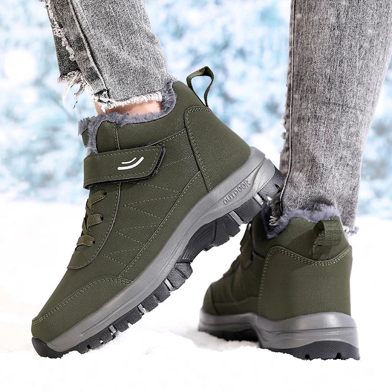 Women's Waterproof Snow Boots – Warm Plush Anti-Slip Winter Women's Snow Boots Axl