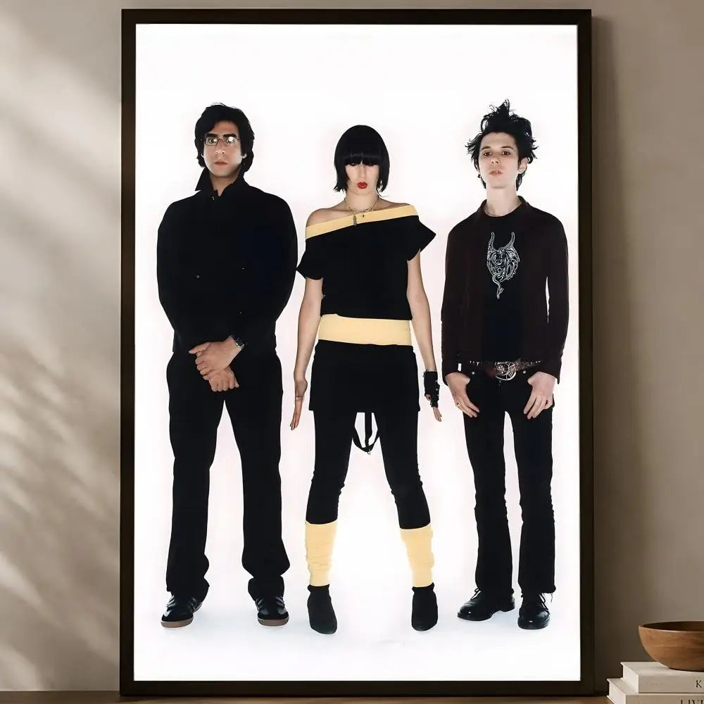 Yeah Yeah Yeahs Poster – Self-Stick HD Waterproof Wall Art Music Wall Poster Axl White12 15X20cmNoframe