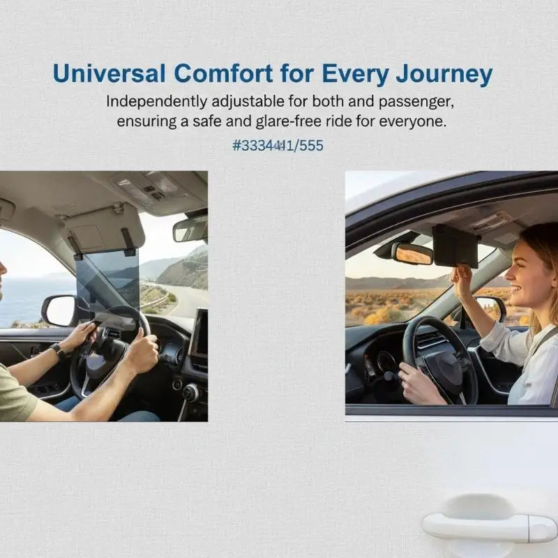 Universal Car Sun Visor Extender – Anti-Glare UV Shield Car Sun Visor Extender Axl