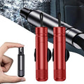 Car Emergency Hammer – Window Glass Breaker & Seat Belt Cutter Car Safety Hammer Axl Red