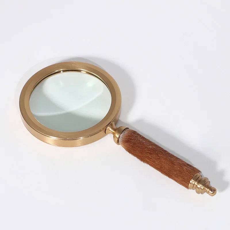 Antique Bronze Magnifying Glass – Vintage Home & Office Decor Decorative Magnifying Glass Axl Silver