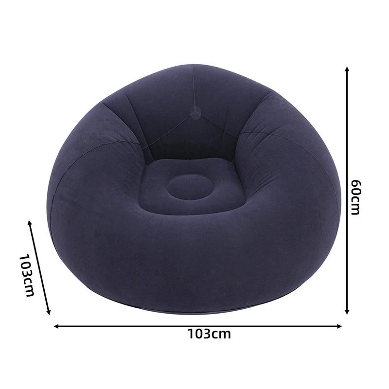 Portable Inflatable Sofa – Indoor & Outdoor Lounge Chair Inflatable Lounge Sofa Axl Navy
