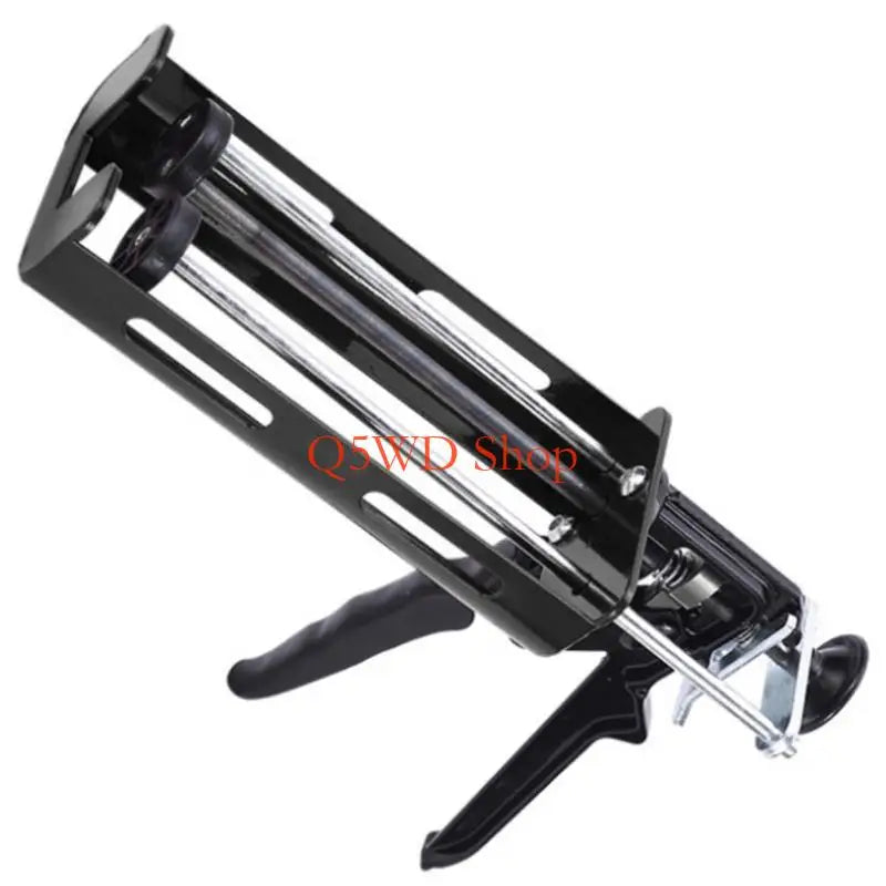 Dual-Tube Titanium Steel Caulking Gun – Precision Epoxy Applicator Caulking Gun Axl
