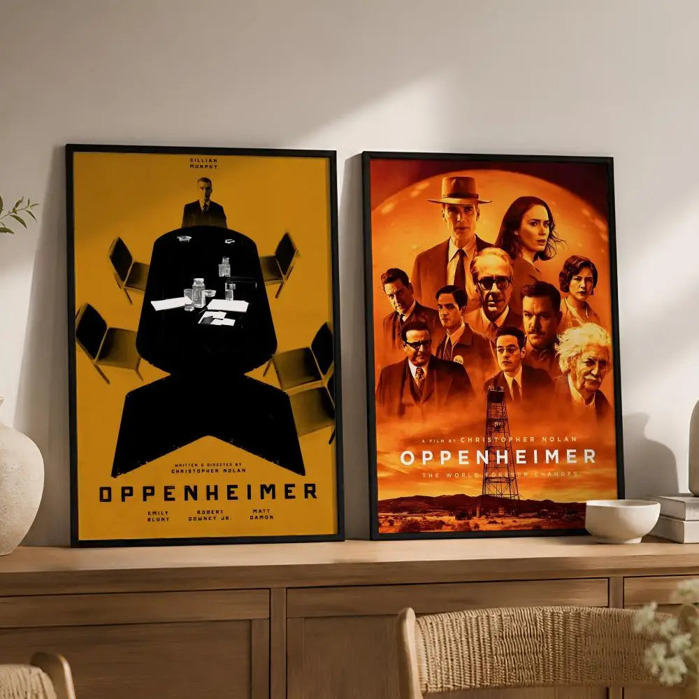 Oppenheimer Movie Poster – Peel & Stick Waterproof PVC Wall Art Movie Wall Poster Axl