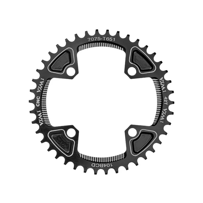 VXM 104BCD Narrow Wide MTB Chainring 32T–42T CNC Aluminum 1x MTB Chainring Axl