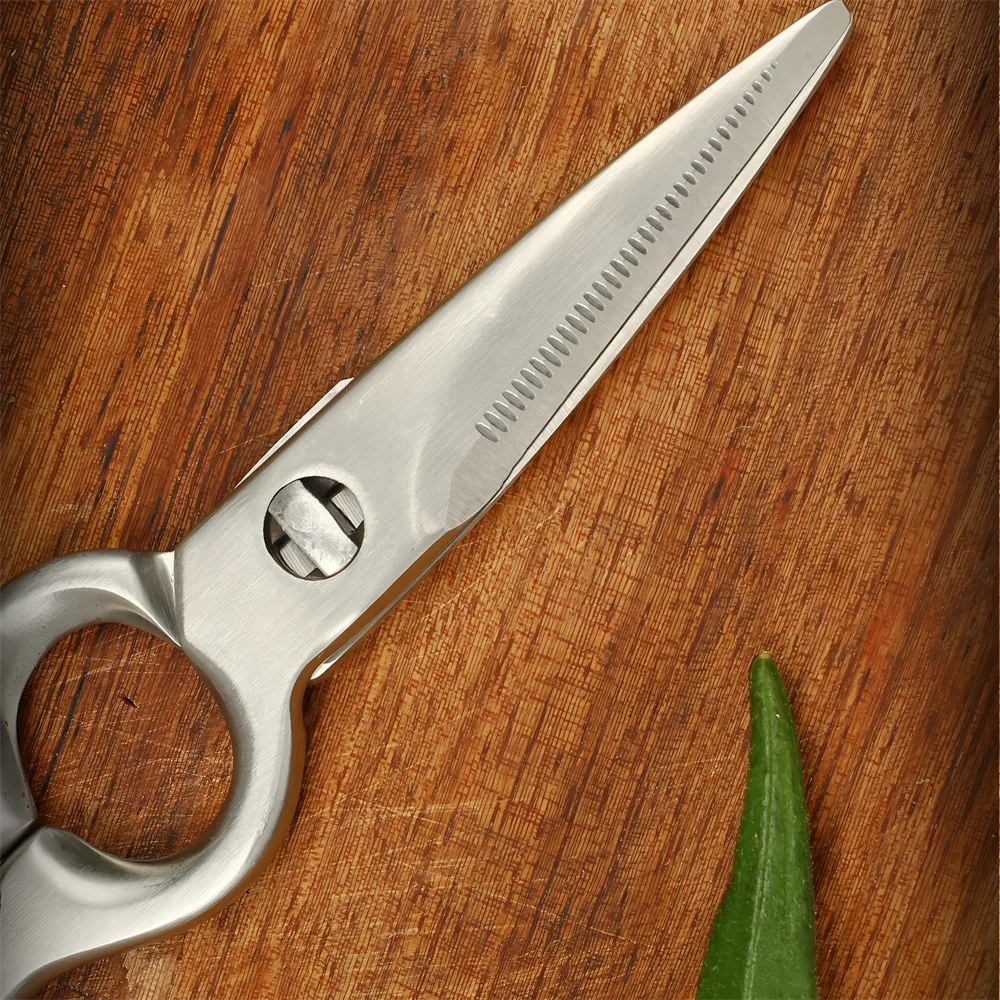 Heavy-Duty Stainless Steel Kitchen Scissors – BBQ Food Shears Kitchen Scissors Axl