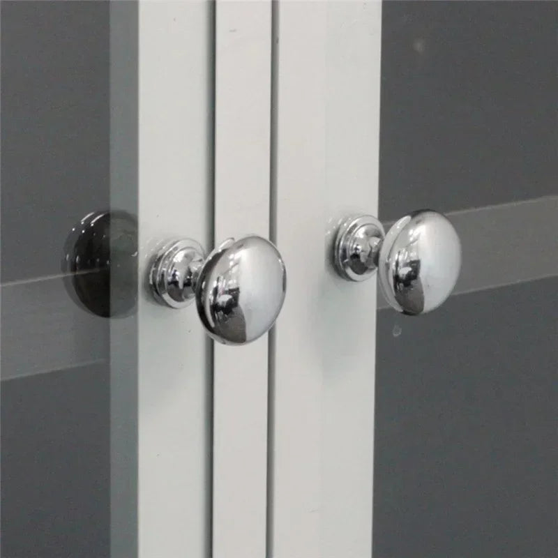 Chrome Metal Door Knobs & Drawer Handles – Silver Cabinet Pulls Cabinet Door Knobs Axl