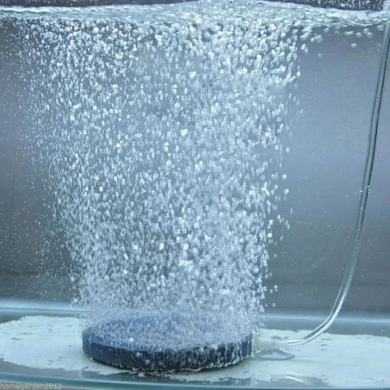 Aquarium Air Stone 4cm – Fish Tank Oxygen Aerator Bubble Disc Aquarium Air Stone Axl