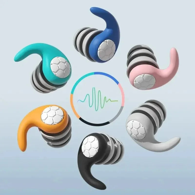 Silicone Noise Reducing Earplugs – Sleep, Swim & Work Silicone Earplugs Axl