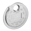 Coin-Type Spark Plug Gap Gauge Tool | 0.6–2.4mm / 0.02–0.10" Spark Plug Gap Gauge Axl Silver China Mainland