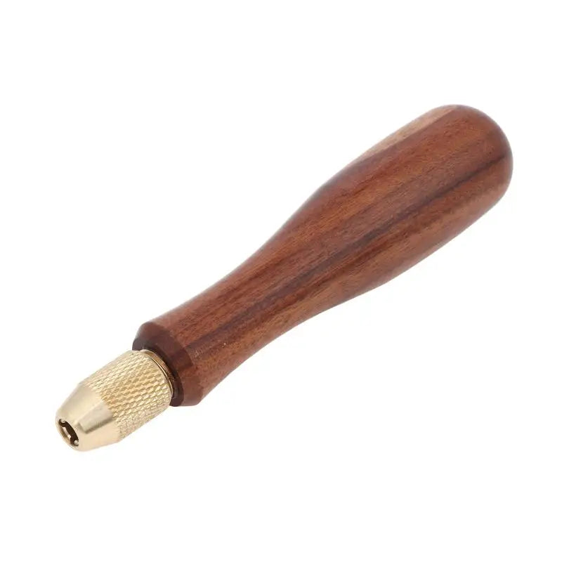 Wood File Handle with Brass Collet Chuck | DIY Hand Tool File Handle Axl